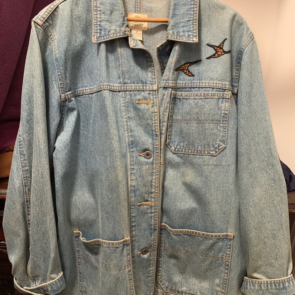 Bass 90s denim chore coat